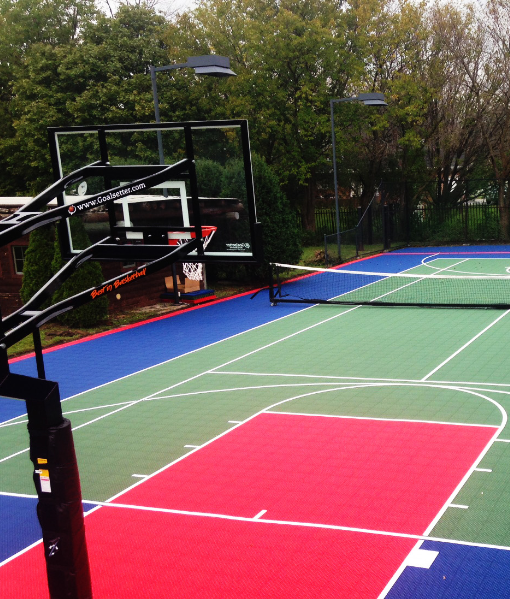 tennis/basketball court